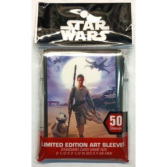 Fantasy Flight Star Wars Limited Edition REY Art Sleeves, See Pics/Descr. - Picture 1 of 3